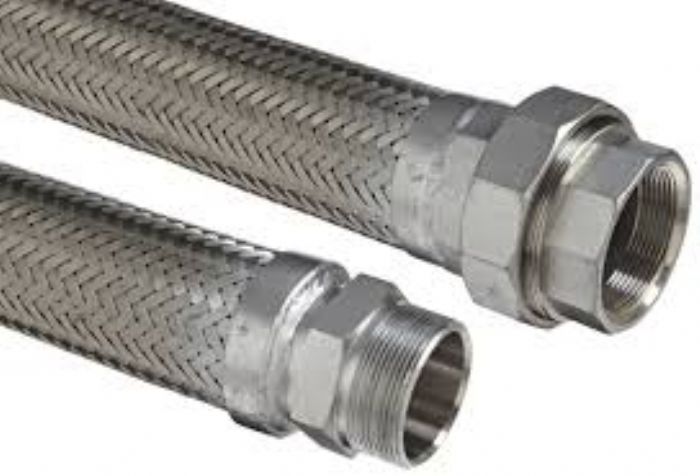 CONEXIONES MANGUERAS Y VALVULAS NEUMATICAS, MANGUERAS METALICAS